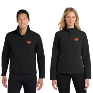 Jacket port authority fabricada en softshell para hombre y mujer